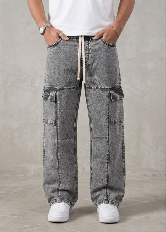 Grey Baggy Jeans
