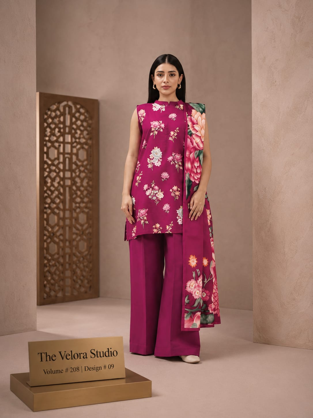 Beechtree Kings Garden Unstitched 3-Piece Lawn Suit