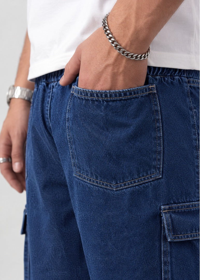 dark Blue Baggy Jeans