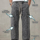 Smoky Grey Baggy Jeans