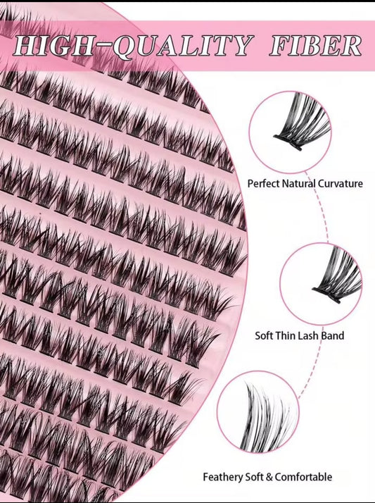 3 In 1 Permanent Eyelash Extension Set Professional Lash Kit | Light