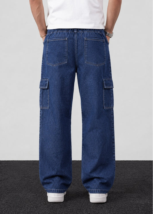 dark Blue Baggy Jeans