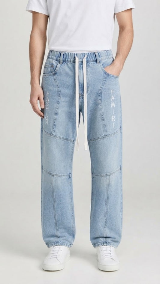 Blue Baggy Jeans