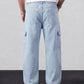 Sky Blue Baggy Jeans
