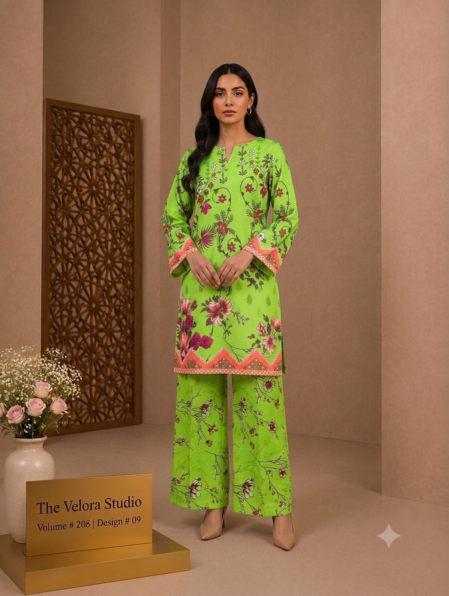 Elegance Redefined: Premium Printed 2-Piece Suite