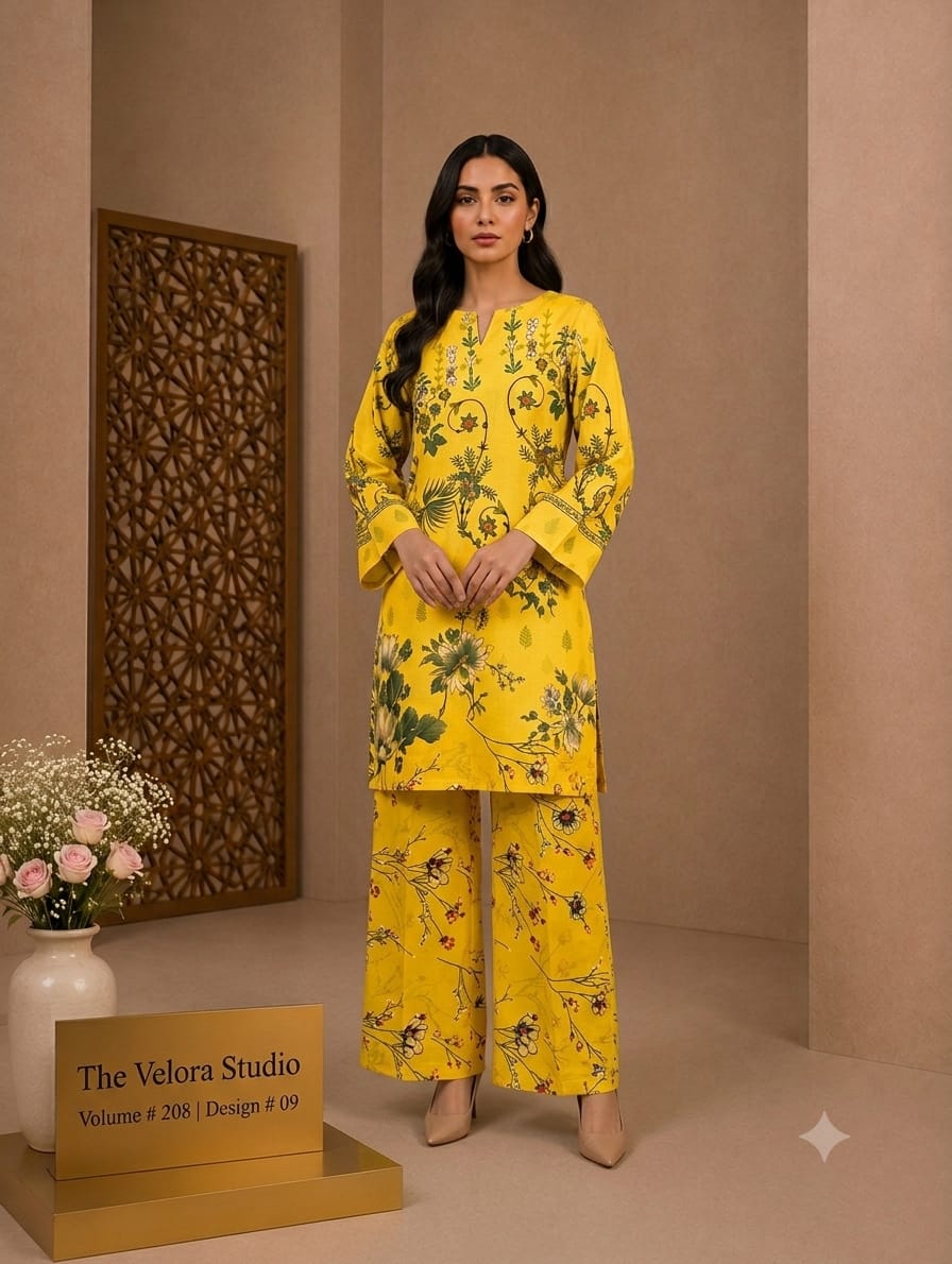 Elegance Redefined: Premium Printed 2-Piece Suite