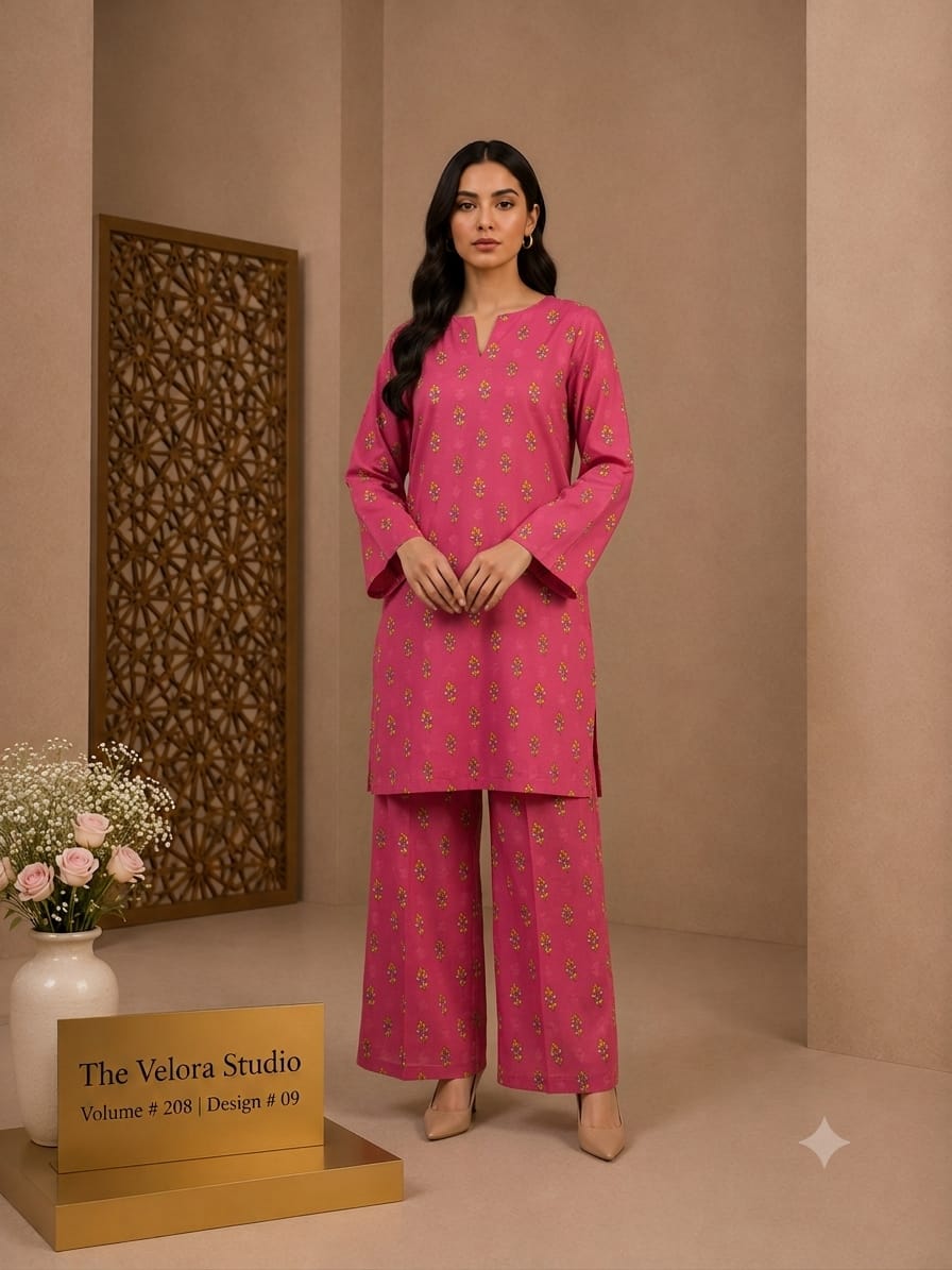 Elegance Redefined: Premium Printed 2-Piece Suite