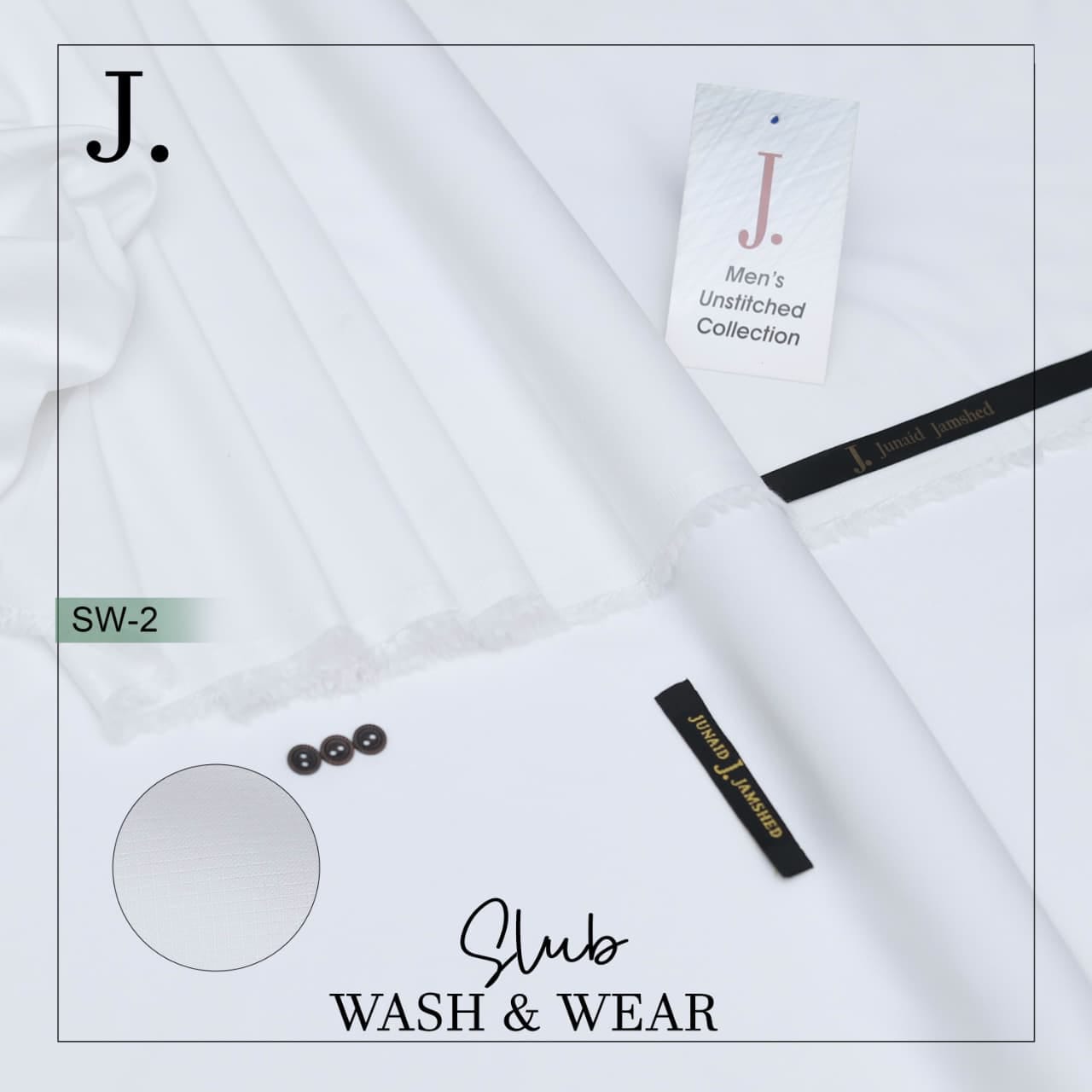 UNSTICTHED PREMIUM QUALITY WASH N WEAR..