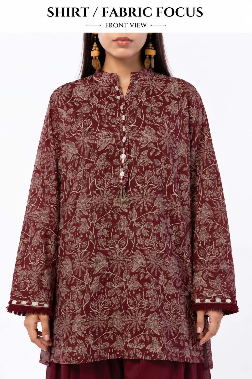 Elegant Floral 3-Piece Unstitched Lawn Suit – Summer Collection
