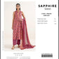 Sapphire Sukoon – Printed Lawn 3-Piece Unstiched