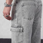 grey vintage cargo jeans