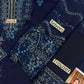Full suit flat lay - front, back, dupatta, selvees, trouser