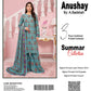 Anushay by A. Badshah – 3 Piece Unstitched Printed Lawn Suit