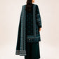 Beechtree Midnight Green Unstitched 3-Piece Lawn Suit
